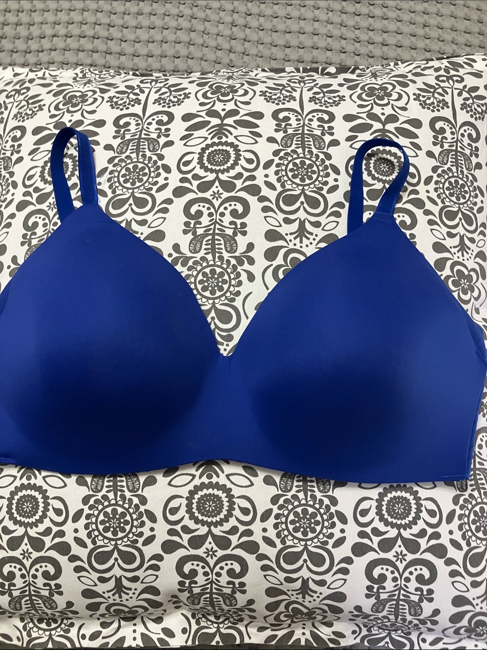 Knix Wingwoman Contour Bra Sz 8 in Cobalt Blue - Picture 3 of 6